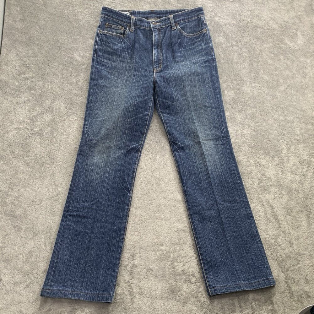 Vintage Bobson Jeans Mens Size 30x29” Japanese Denim Blue Whiskers Cotton Blend - Picture 4 of 13